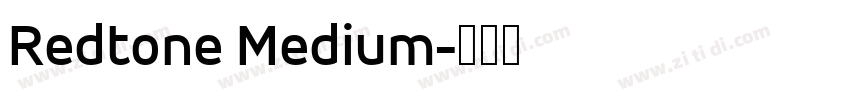 Redtone Medium字体转换